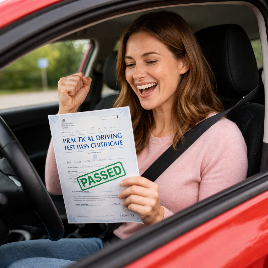 Woman passed her driving test drogheda
